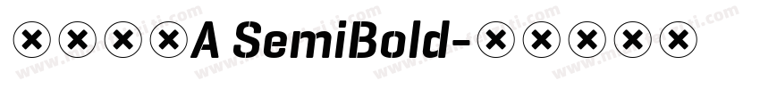 澹雅明体A SemiBold字体转换